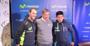Valverde, Unzué y Quintana © Movistar