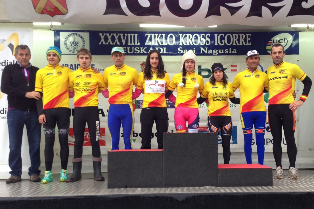 Los líderes de la Copa de España tras la prueba de Igorre © RFEC