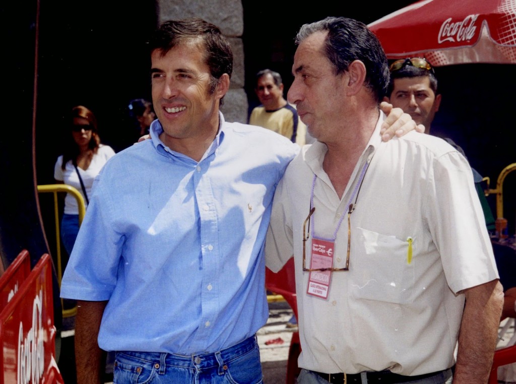 Delgado y Herranz, con Nielfa detrás.