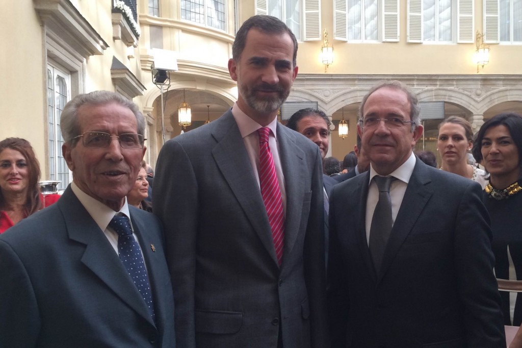 Bahamontes, el Rey Felipe y López Cerron