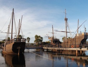 Las naves de La Rábida © Vuelta Andaucía