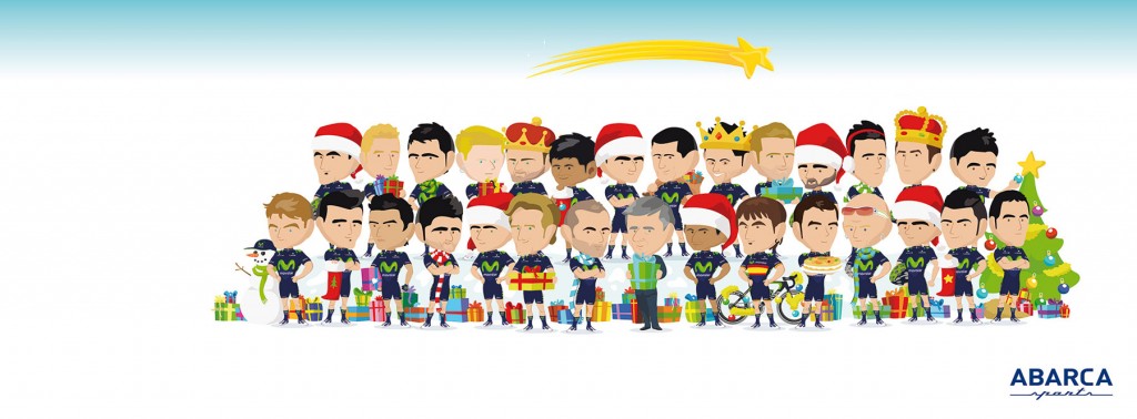 La original postal del equipo español