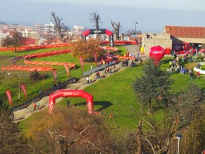 El circuito, en el Parque de Los Pericones de Gijón