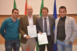 Firma del convenio para la celebración del Campeonato andaluz.