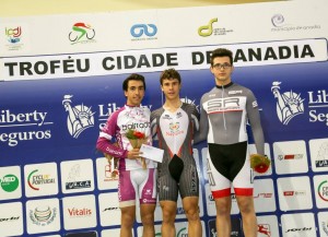 David Orgambide, en el centro del podio