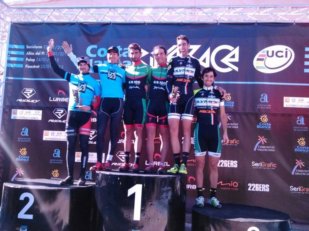 Podio de la 2ª etapa en L'Alfàs del Pi
