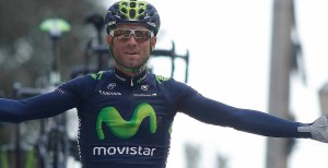 Valverde, en meta © Movistar