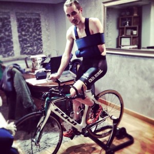 Barbero, en su rodillo © instagram