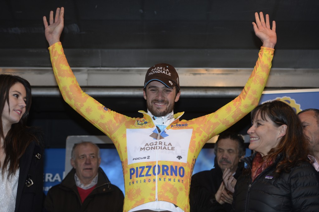 Gastauer en el podio © AG2R