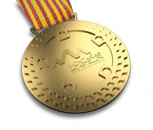Medalla conmemorativa Challenge Montañas de Castellón 2015