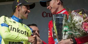 Contador felicita a Froome © Sky