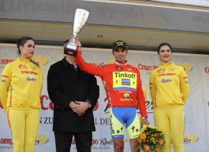 Contador segundo líder © Vuelta Andalucía