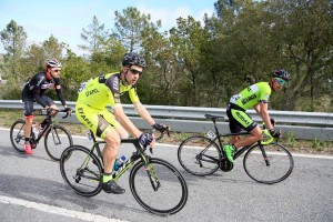 Bernas, Rubio y Estévez © Volta Algarve