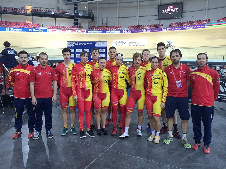 La selección española de pista volvió de París con dos medallas.