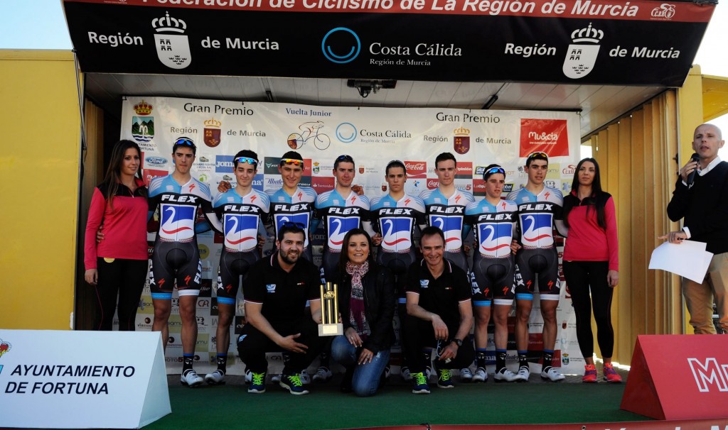 El Flex, en el podio de Fortuna © FCRM