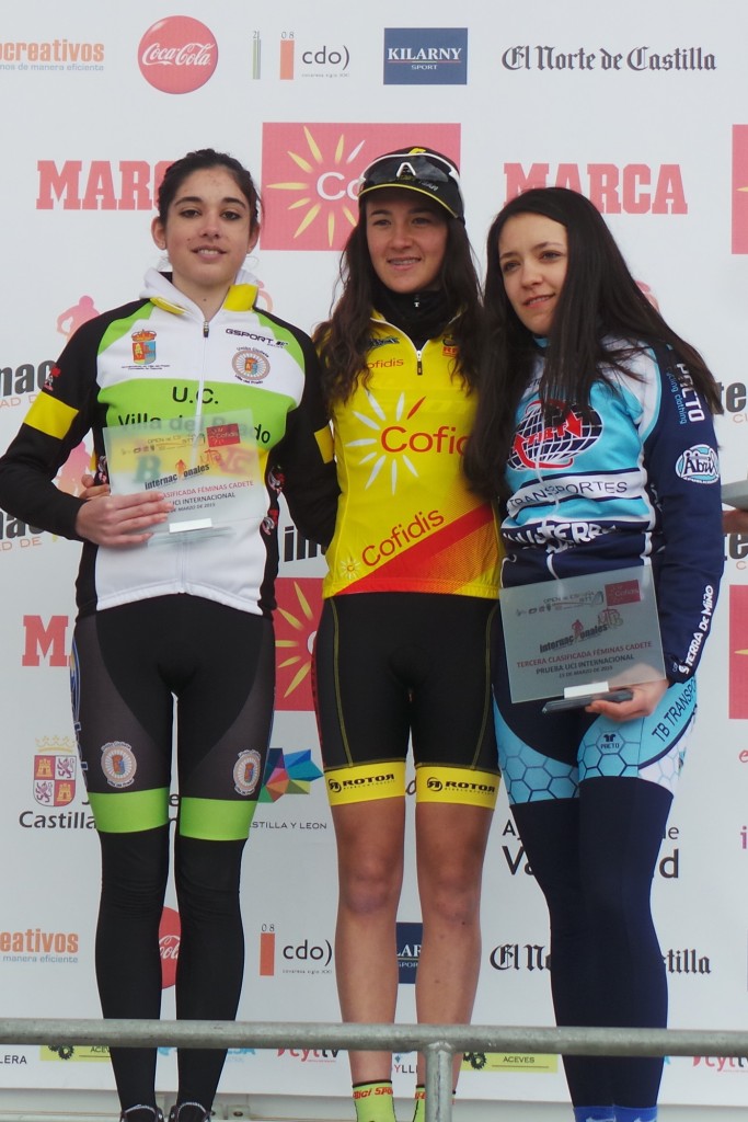 Podio cadete  © RFEC