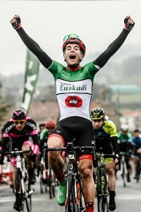 Aristi, en su reciente victoria en Laukiz, uno de los seleccionados.