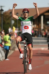 Iturria, entrando en meta vencedor © Fundación Euskadi