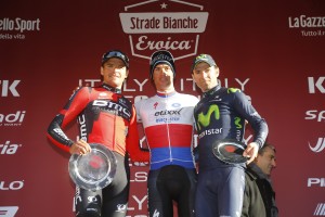 Van Avermaet, Stybar y Valverde © Movistar