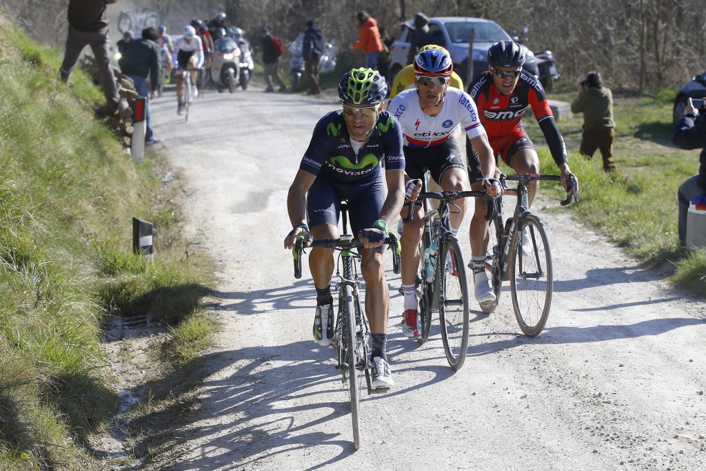 Valverde en la Strade Bianche 2015 © Movistar