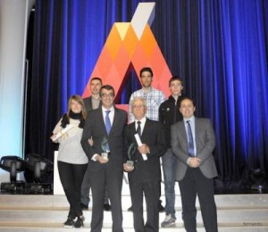 Los representantes del ciclismo en la Gala del Deporte © Fernando Sánchez