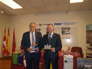 Jesús Nieto y Alfredo Blanco, durante la presentación.