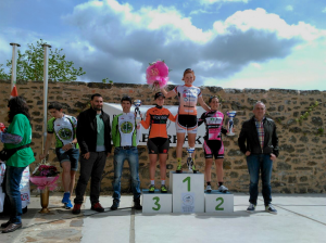 Podio del Premio Ayuntamiento de Barrundia 2015