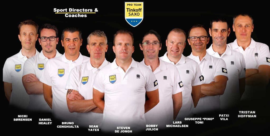 El grupo técnico al completo © Tinkoff