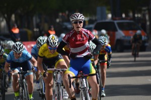 Isabel Martín, ganando en cadetes © RFEC