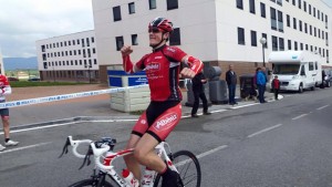 Eneko Aramendia, ganador en Agurain.