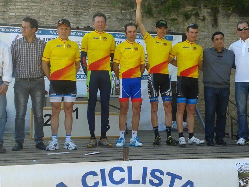 Líderes de la Copa de España máster tras el GP Montemayor de 2014 © RFEC