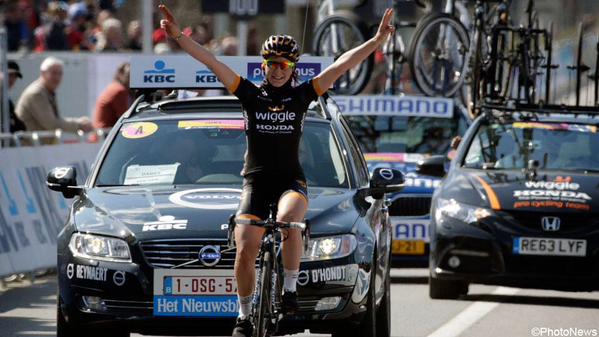 La vencedora italiana celebra su éxito © Wiggle