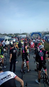 Momento antes de la salida.