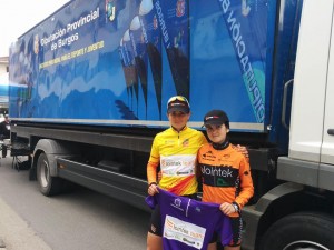 Belén López y Eider Merino, líderes élite y sub-23 en Vta. Burgos