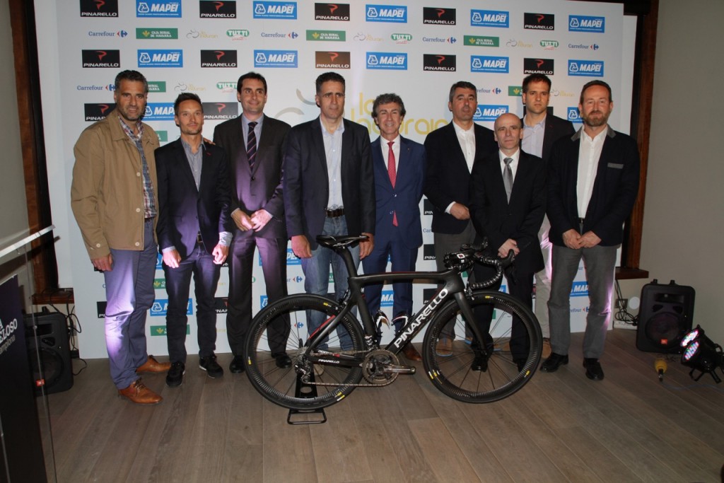 Foto oficial acto presentación La Indurain 2015
