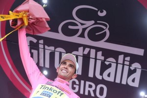 Contador, de rosa © Giro 