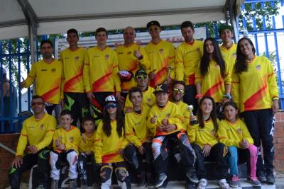 Los líderes de la Copa de Espña de Bmx, tras la prueba de Móstoles
