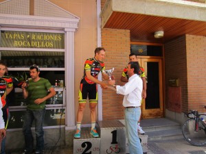 Noel Martín, segundo en la Vuelta a los Pinares Segovianos.