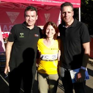 Arguedas, Navarro e Indurain © Ciclo 21