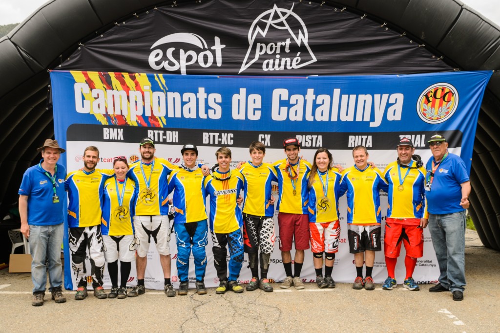Los nuevos campeones catalanes de descenso.