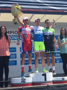 Podio élite con Estévez, Lestido y Magallanes  © FGC