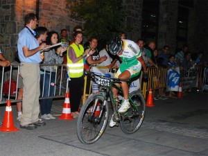 Alberto Mingorance, en la  llegada de la edición 2014 © RFEC