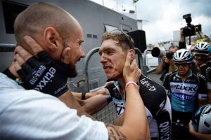 Boonen felicita a Martin © Etixx