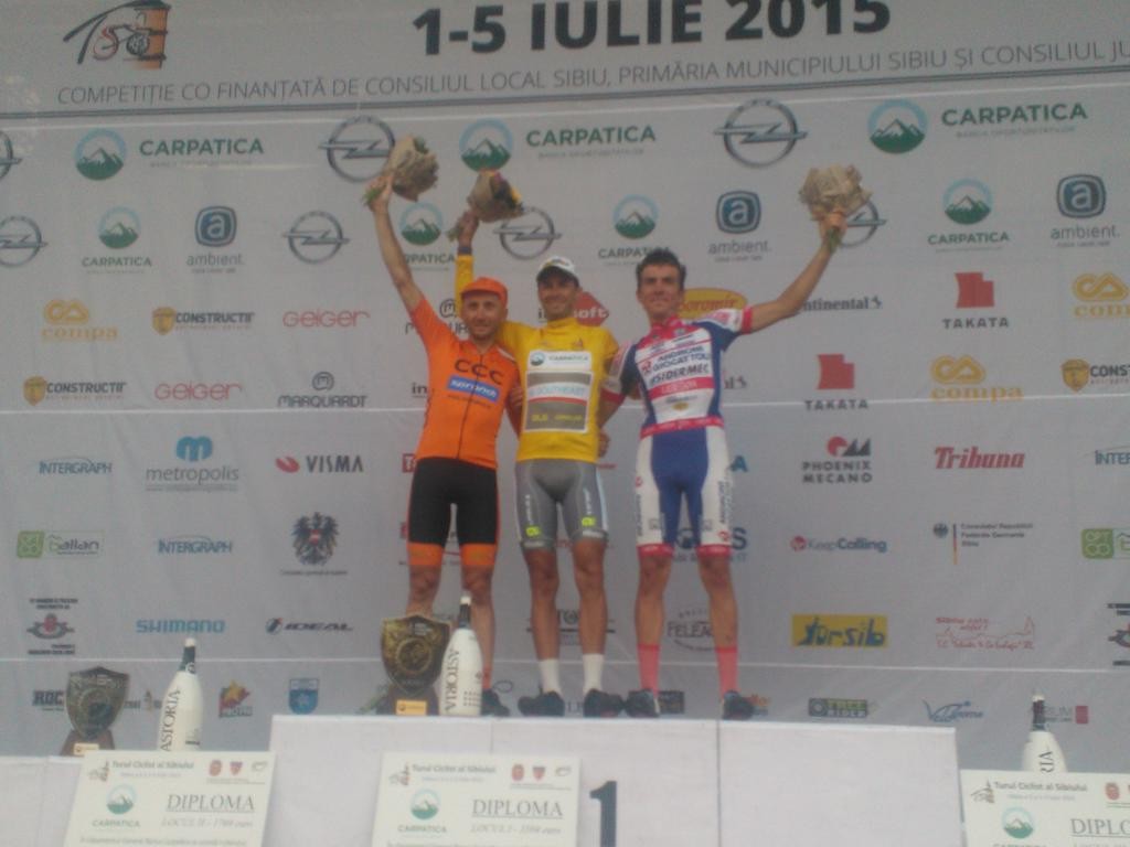 Podio final © Sibiu Tour