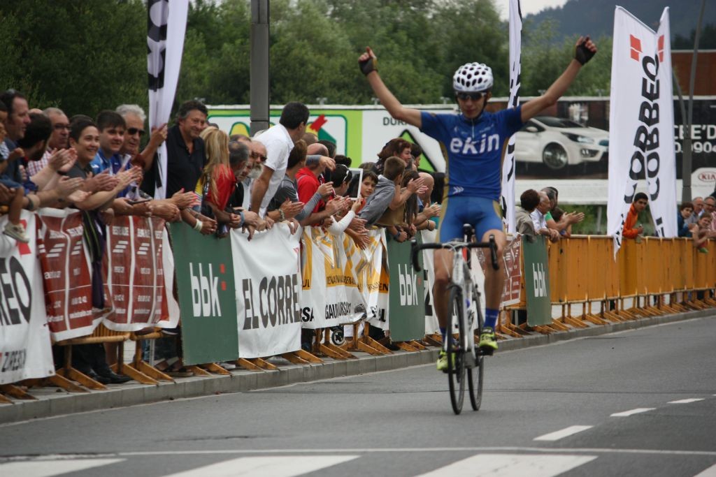 Gaika Sotil, cruzando la meta © SC Amorebieta