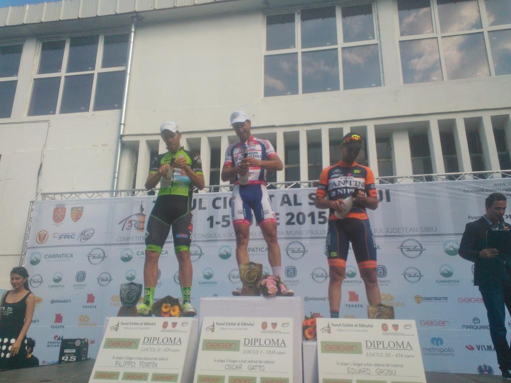 Podio de la etapa © Sibiu Tour