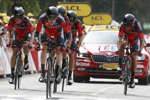 El BMC en meta © RTVE