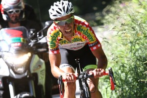 El vasco, en pleno ataque final © Tour Austria