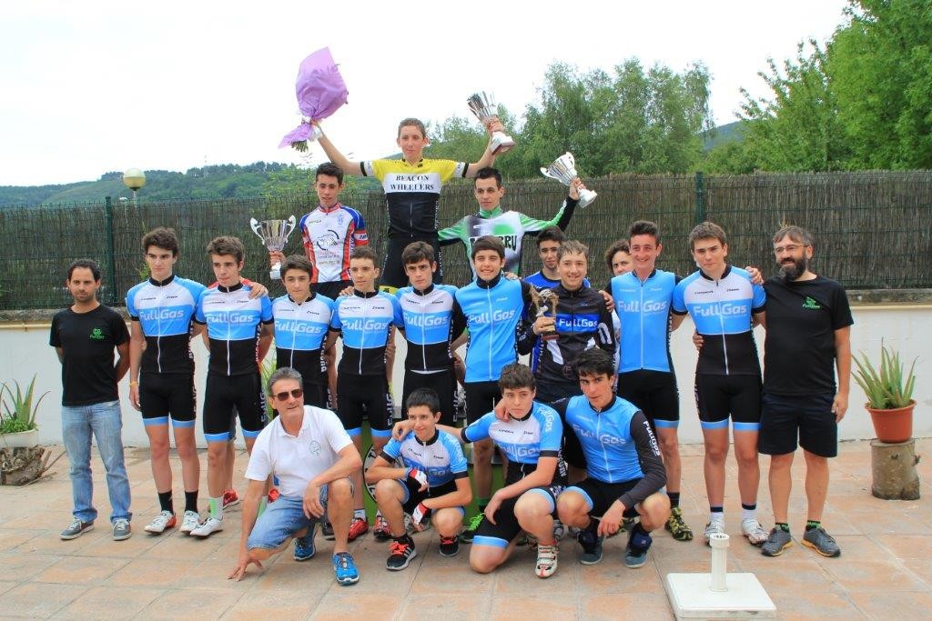 Podio completo en Lezo © FGC