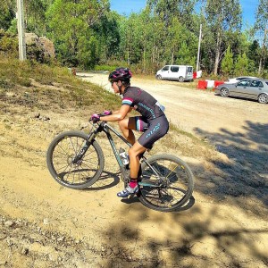 Lucía Vázquez, en Castro Barbudo.